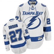 Men's Reebok Tampa Bay Lightning 27 Jonathan Drouin White Away Jersey - Authentic