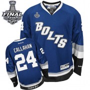 Women's Reebok Tampa Bay Lightning 24 Ryan Callahan Royal Blue Third 2015 Stanley Cup Jersey - Premier Women's Reebok Tampa Bay Lightning 24 Ryan Callahan Royal Blue Third 2015 Stanley Cup Jersey - Premier