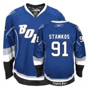 Men's Reebok Tampa Bay Lightning 91 Steven Stamkos Blue Third Jersey - Authentic