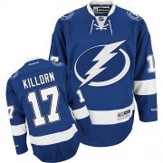 Men's Reebok Tampa Bay Lightning 17 Alex Killorn Blue Home Jersey - Authentic