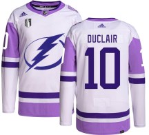 Men's Adidas Tampa Bay Lightning Anthony Duclair Hockey Fights Cancer 2022 Stanley Cup Final Jersey - Authentic