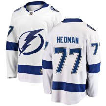 Men's Fanatics Branded Tampa Bay Lightning Victor Hedman White Away Jersey - Breakaway