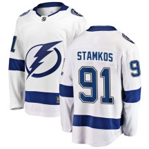 Men's Fanatics Branded Tampa Bay Lightning Steven Stamkos White Away Jersey - Breakaway
