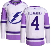 Men's Adidas Tampa Bay Lightning Vincent Lecavalier Hockey Fights Cancer Jersey - Authentic
