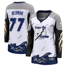 Women's Fanatics Branded Tampa Bay Lightning Victor Hedman White Special Edition 2.0 Jersey - Breakaway