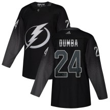 Men's Adidas Tampa Bay Lightning Matt Dumba Black Alternate Jersey - Authentic