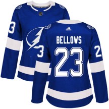 Women's Adidas Tampa Bay Lightning Brian Bellows Blue Home Jersey - Authentic Women's Adidas Tampa Bay Lightning Brian Bellows Blue Home Jersey - Authentic