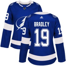Women's Adidas Tampa Bay Lightning Brian Bradley Blue Home Jersey - Authentic Women's Adidas Tampa Bay Lightning Brian Bradley Blue Home Jersey - Authentic