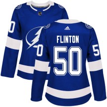 Women's Adidas Tampa Bay Lightning Cooper Flinton Blue Home Jersey - Authentic Women's Adidas Tampa Bay Lightning Cooper Flinton Blue Home Jersey - Authentic
