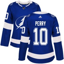 Women's Adidas Tampa Bay Lightning Corey Perry Blue Home Jersey - Authentic Women's Adidas Tampa Bay Lightning Corey Perry Blue Home Jersey - Authentic
