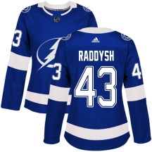 Women's Adidas Tampa Bay Lightning Darren Raddysh Blue Home Jersey - Authentic Women's Adidas Tampa Bay Lightning Darren Raddysh Blue Home Jersey - Authentic