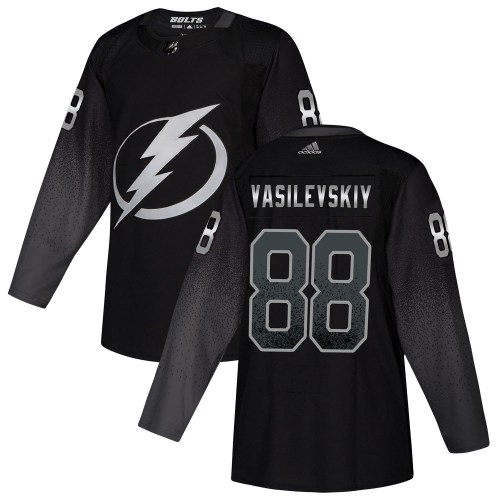 Youth Adidas Tampa Bay Lightning Andrei Vasilevskiy Black Alternate Jersey - Authentic Youth Adidas Tampa Bay Lightning Andrei Vasilevskiy Black Alternate Jersey - Authentic