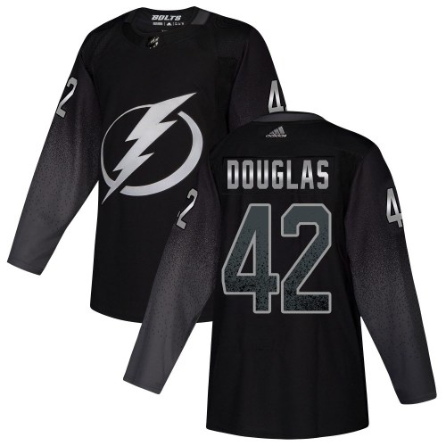 Men's Adidas Tampa Bay Lightning Curtis Douglas Black Alternate Jersey - Authentic Men's Adidas Tampa Bay Lightning Curtis Douglas Black Alternate Jersey - Authentic