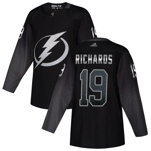 Men's Adidas Tampa Bay Lightning Brad Richards Black Alternate Jersey - Authentic Men's Adidas Tampa Bay Lightning Brad Richards Black Alternate Jersey - Authentic