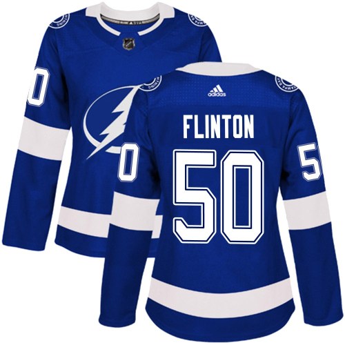 Women's Adidas Tampa Bay Lightning Cooper Flinton Blue Home Jersey - Authentic Women's Adidas Tampa Bay Lightning Cooper Flinton Blue Home Jersey - Authentic