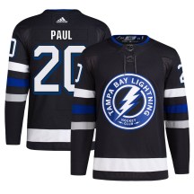 Men's Adidas Tampa Bay Lightning Nick Paul Black Alternate Primegreen Jersey - Authentic