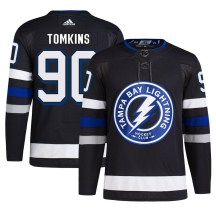 Men's Adidas Tampa Bay Lightning Matt Tomkins Black Alternate Primegreen Jersey - Authentic