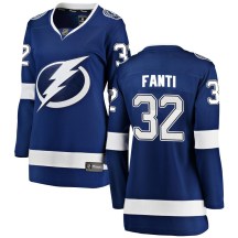 Women's Fanatics Branded Tampa Bay Lightning Ryan Fanti Blue Home Jersey - Breakaway Women's Fanatics Branded Tampa Bay Lightning Ryan Fanti Blue Home Jersey - Breakaway
