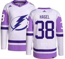 Men's Adidas Tampa Bay Lightning Brandon Hagel Hockey Fights Cancer Jersey - Authentic