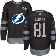 Youth Tampa Bay Lightning Erik Cernak Black 1917-2017 100th Anniversary Jersey - Authentic