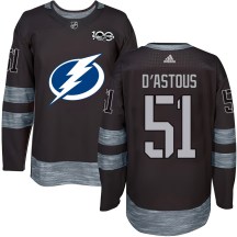 Youth Tampa Bay Lightning Charles-Edouard D'Astous Black 1917-2017 100th Anniversary Jersey - Authentic
