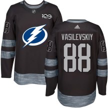Youth Tampa Bay Lightning Andrei Vasilevskiy Black 1917-2017 100th Anniversary Jersey - Authentic