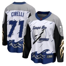 Youth Fanatics Branded Tampa Bay Lightning Anthony Cirelli White Special Edition 2.0 Jersey - Breakaway