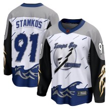 Youth Fanatics Branded Tampa Bay Lightning Steven Stamkos White Special Edition 2.0 Jersey - Breakaway