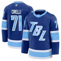 Youth Fanatics Tampa Bay Lightning Anthony Cirelli Blue 2026 Stadium Series Jersey - Premium