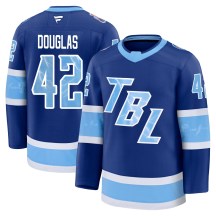 Youth Fanatics Tampa Bay Lightning Curtis Douglas Blue 2026 Stadium Series Jersey - Premium