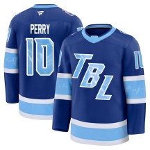 Youth Fanatics Tampa Bay Lightning Corey Perry Blue 2026 Stadium Series Jersey - Premium