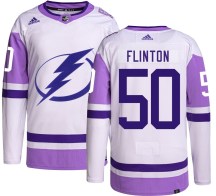Youth Adidas Tampa Bay Lightning Cooper Flinton Hockey Fights Cancer Jersey - Authentic