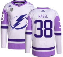 Youth Adidas Tampa Bay Lightning Brandon Hagel Hockey Fights Cancer 2022 Stanley Cup Final Jersey - Authentic