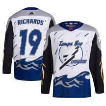 Youth Adidas Tampa Bay Lightning Brad Richards White Reverse Retro 2.0 Jersey - Authentic