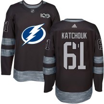 Men's Tampa Bay Lightning Boris Katchouk Black 1917-2017 100th Anniversary Jersey - Authentic