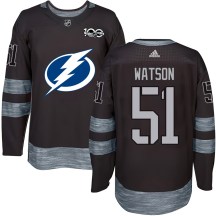 Men's Tampa Bay Lightning Austin Watson Black 1917-2017 100th Anniversary Jersey - Authentic
