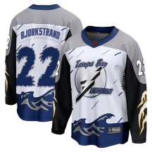 Men's Fanatics Branded Tampa Bay Lightning Oliver Bjorkstrand White Special Edition 2.0 Jersey - Breakaway