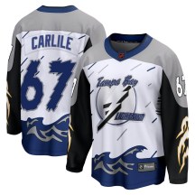 Men's Fanatics Branded Tampa Bay Lightning Declan Carlile White Special Edition 2.0 Jersey - Breakaway