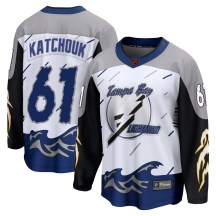 Men's Fanatics Branded Tampa Bay Lightning Boris Katchouk White Special Edition 2.0 Jersey - Breakaway