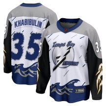 Men's Fanatics Branded Tampa Bay Lightning Nikolai Khabibulin White Special Edition 2.0 Jersey - Breakaway