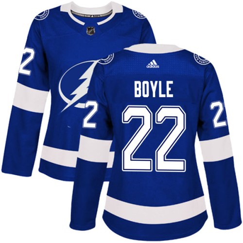 Women's Adidas Tampa Bay Lightning Dan Boyle Blue Home Jersey - Authentic Women's Adidas Tampa Bay Lightning Dan Boyle Blue Home Jersey - Authentic