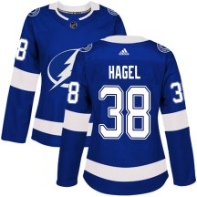 Women's Adidas Tampa Bay Lightning Brandon Hagel Blue Home Jersey - Authentic