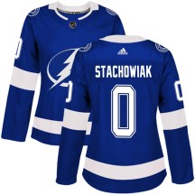 Women's Adidas Tampa Bay Lightning Wojciech Stachowiak Blue Home Jersey - Authentic