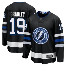 Men's Fanatics Branded Tampa Bay Lightning Brian Bradley Black Breakaway Alternate Jersey - Premier