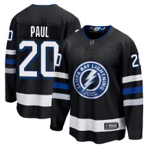 Men's Fanatics Branded Tampa Bay Lightning Nick Paul Black Breakaway Alternate Jersey - Premier
