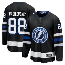 Men's Fanatics Branded Tampa Bay Lightning Andrei Vasilevskiy Black Breakaway Alternate Jersey - Premier