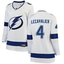 Women's Fanatics Branded Tampa Bay Lightning Vincent Lecavalier White Away Jersey - Breakaway