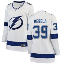 Women's Fanatics Branded Tampa Bay Lightning Waltteri Merela White Away Jersey - Breakaway