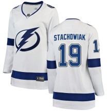 Women's Fanatics Branded Tampa Bay Lightning Wojciech Stachowiak White Away Jersey - Breakaway