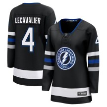Women's Fanatics Branded Tampa Bay Lightning Vincent Lecavalier Black Breakaway Alternate Jersey - Premier